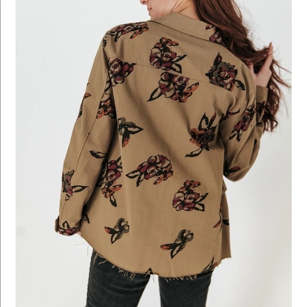 JEALOUS TOMATO Pinpoint Floral Jacket Small - Picture 4 of 10